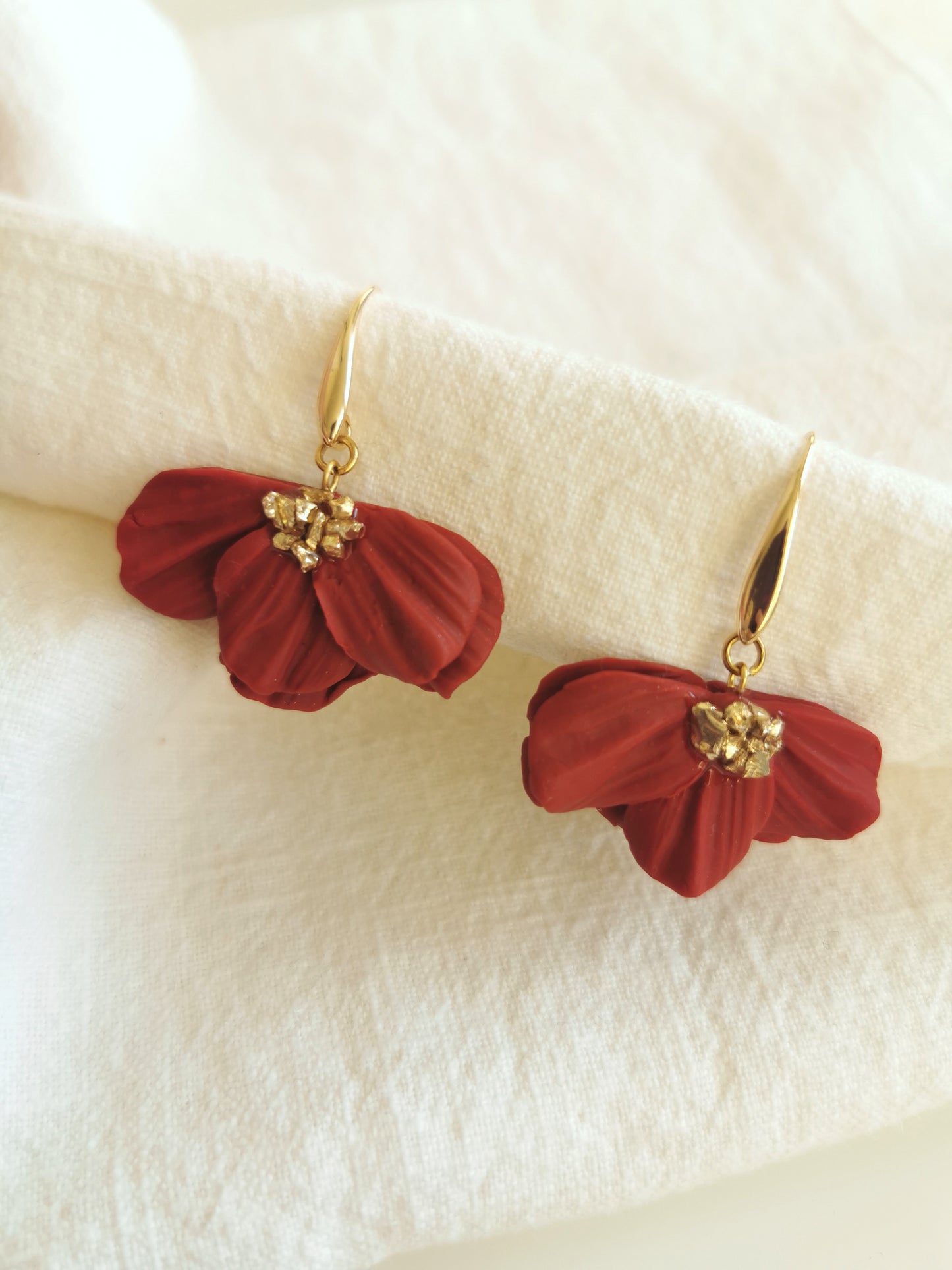 Boucle d'oreille Émilie cayena