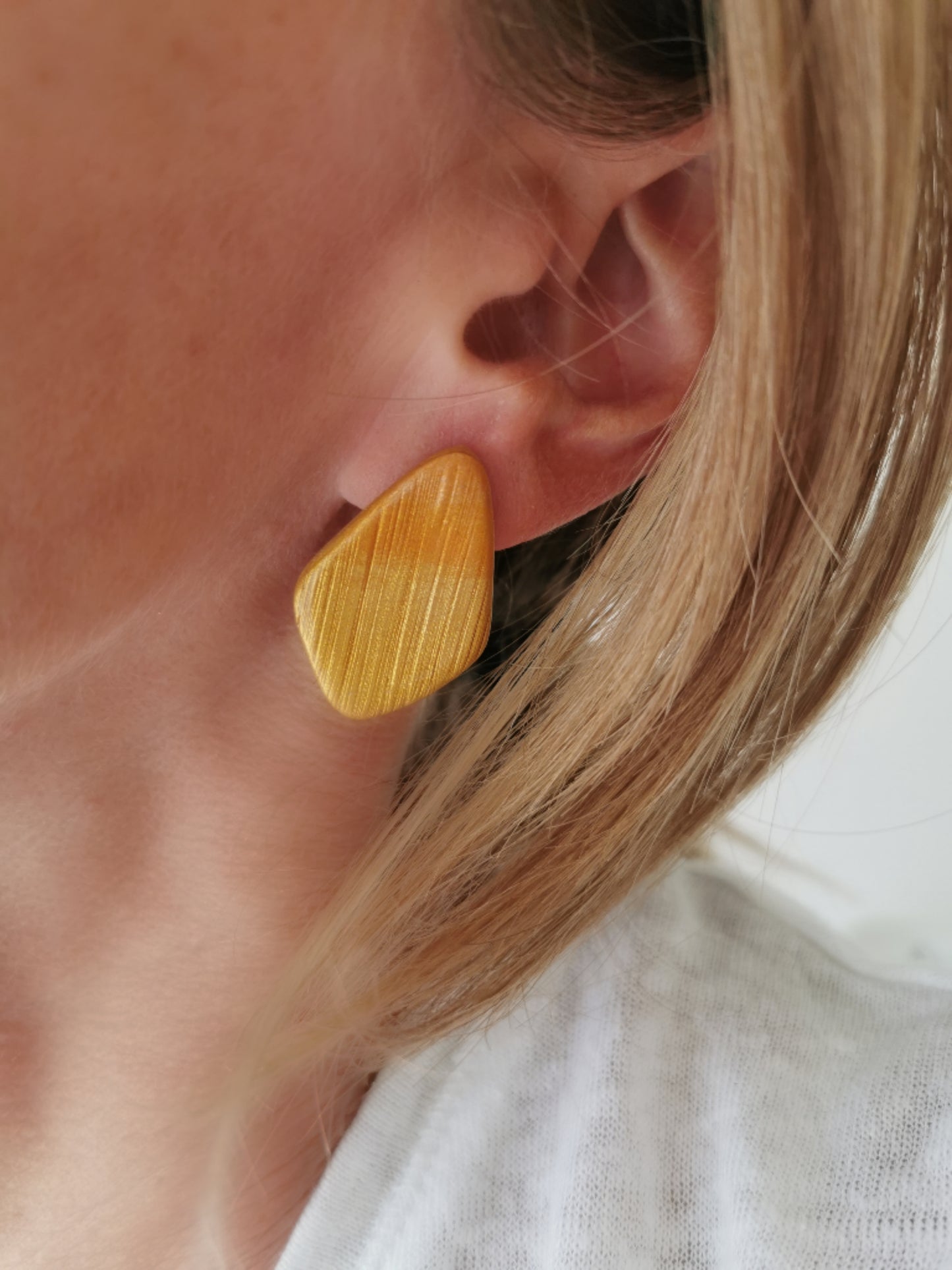 Boucle d'oreille Lupe Orange