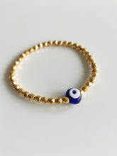 Charger l&#39;image dans la galerie, Bracelet crystal Eye Gold blue