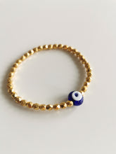 Charger l&#39;image dans la galerie, Bracelet crystal Eye Gold blue