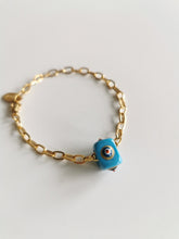 Load image into Gallery viewer, Bracelet Eye cube turquoise