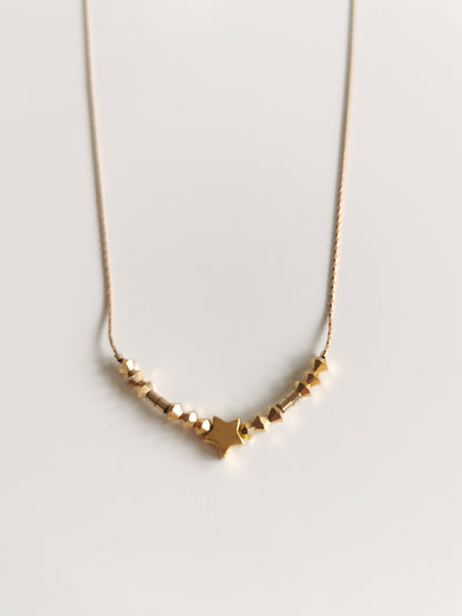 COLLIER STAR GOLD (14k GF)