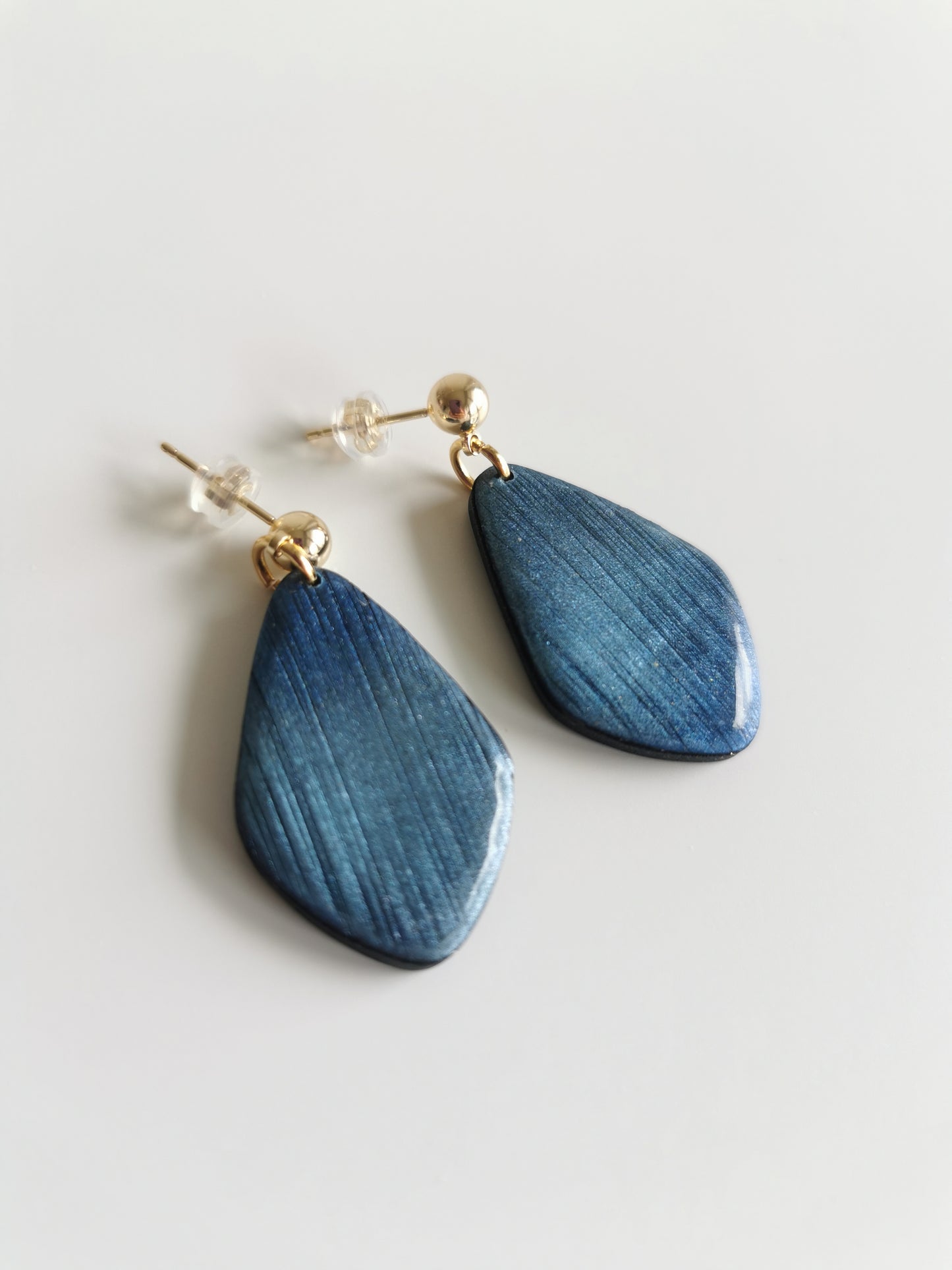 Boucle d'oreille Maggie bleu