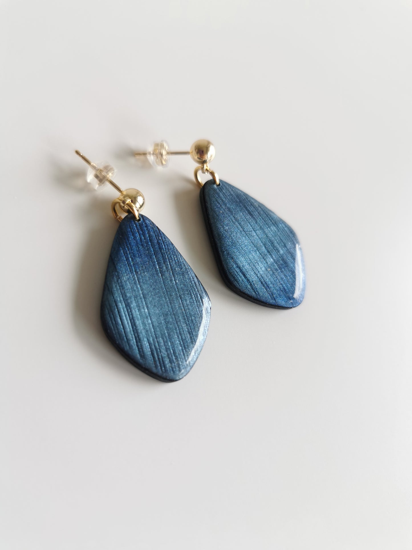 Boucle d'oreille Maggie bleu