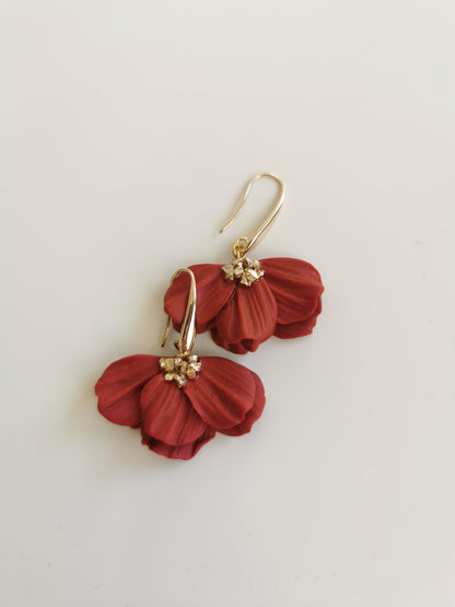 Boucle d'oreille Émilie cayena
