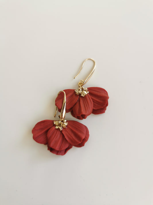 Boucle d'oreille Émilie cayena