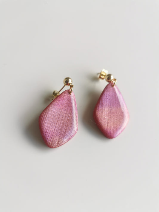 Boucle d'oreille Maggie rose