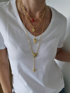 Necklace Crystal Beki Gold