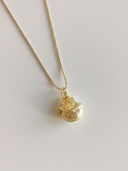 COLLIER LUCKY CAT