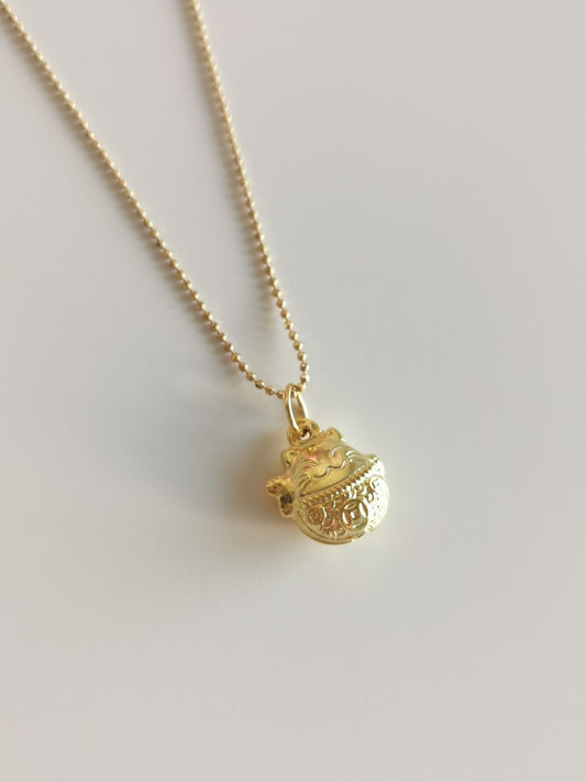 COLLIER LUCKY CAT