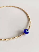 Load image into Gallery viewer, Gold Eye Crystal Necklace