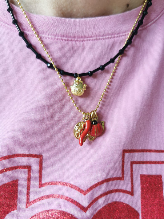 COLLIER LUCKY CAT