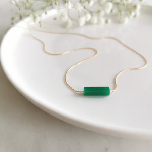 Margaux Green Onyx Necklace